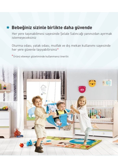Holmen Kırmızı Şelale Bebek Salıncak 7695109211108