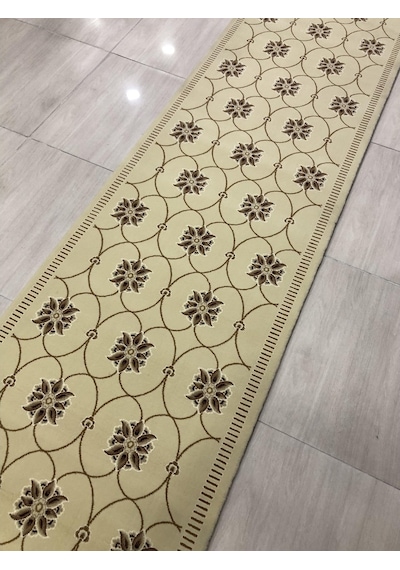 Saray Halı Tifanny 10545 R 80X300 Kahve Krem 3 Metre Yolluk !
