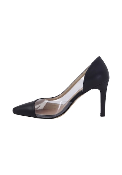 Hobby 26612 Hakiki Deri Stiletto Kadın Ayakkabı Siyah