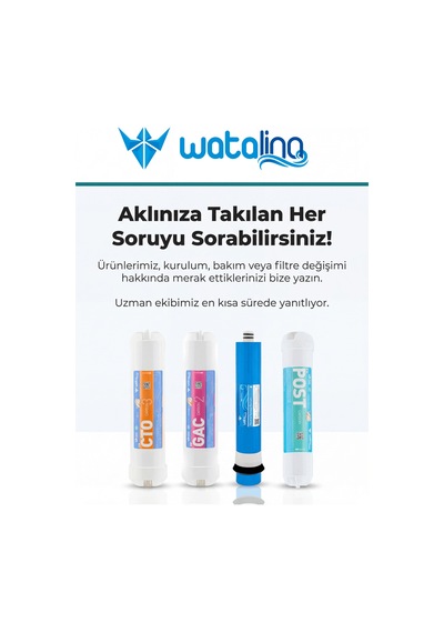 Tüm Kapalı Kasa Su Arıtma Cihazlarıyla Uyumlu 5 Li Premium Filtre Seti