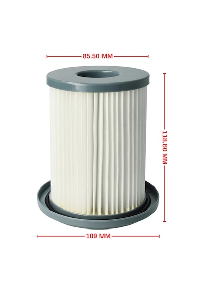 Philips Easyclean Fc8734/03 Uyumlu Fc8047/01 Silindirik Hepa Filtre - Uzun Versiyon