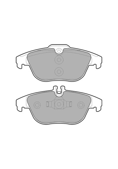 Delphi Lp2029 Fren Balatası Arka X204 08-15 W204 07-14 S204 07-14 C207 11-16 A207 10-15 64206120