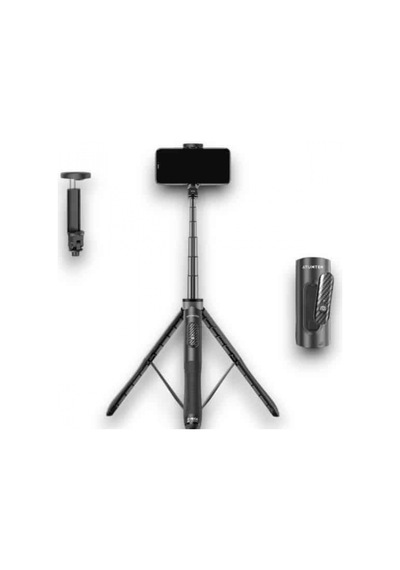 Bluetooth Kumandalı 360 Derece Dönebilen Tripod Özellikli Selfie Çubuğu Siyah