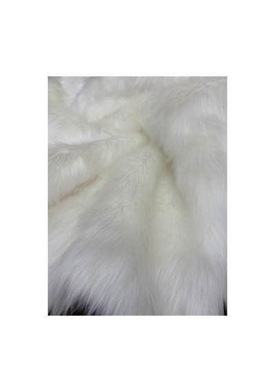 Peluş Kumaş 50 X 150 Cm Beyaz Beyaz