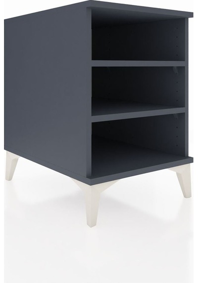 Kronos Komodin 2 Raflı 44x59x64 Antrasit-antrasit Antrasit