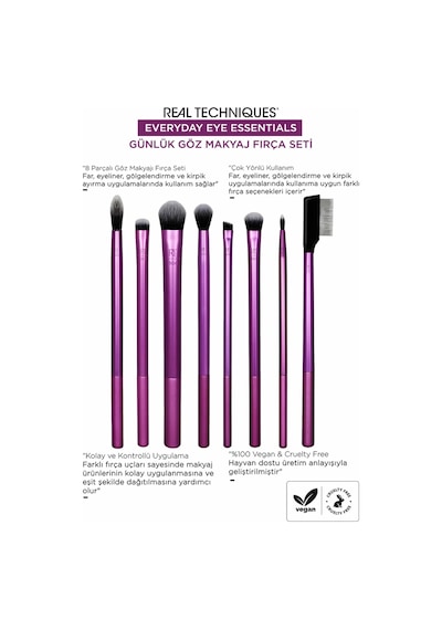 Real Techniques Everyday Eye Essentials Göz Makyaj Seti
