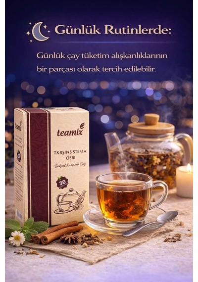Kiraz Saplı Mısır Püsküllü Bitkisel Karışımlı Çay 60 G 30 Süzen Poşet