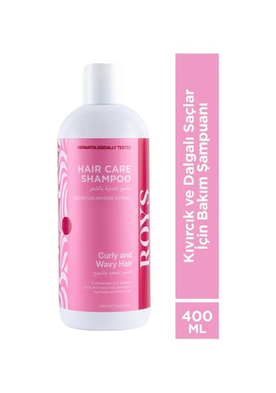 Roys Beauty Kıvırcık Ve Dalgalı Saçlar İçin Bakım Şampuanı Kıvırcık