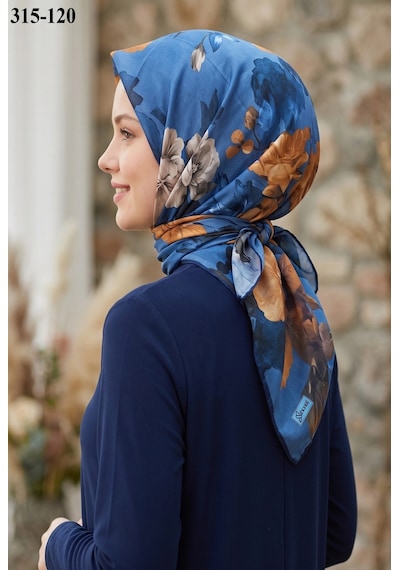 Sharell Desenli Soft Pamuk Eşarp 315-120 Çok Renkli