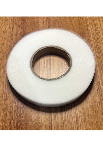 Texfix, 100m, İz Yapmayan, Kağıtsız, Hayalet Tela, Çift Taraflı Tela, Paça Telası, 1.5cm Beyaz