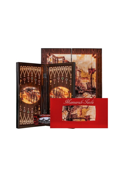 Eser Manzaralı Polyester Tavla H.Paşa Yalı Büyük