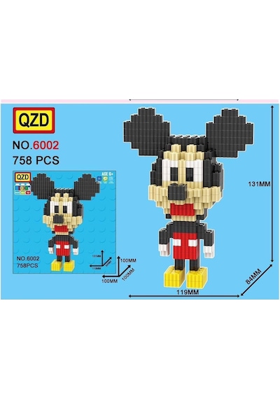 Mickey Mouse 758 Parça Mini Blocks-421