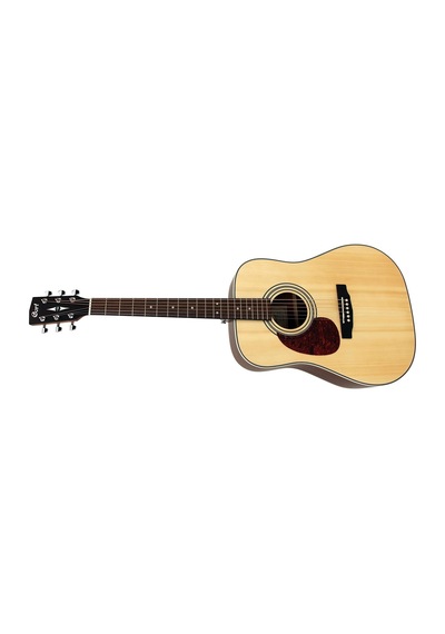 Cort Earth70lhop Akustik Gitar Solak, Open Pore, Masif Ladin Kapak,