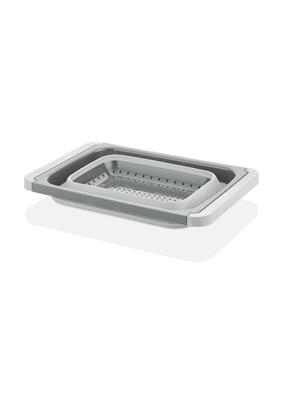 Porsima L-00852-2 Silikon Katlanabilir Akordiyon Evye Üstü Süzgeç