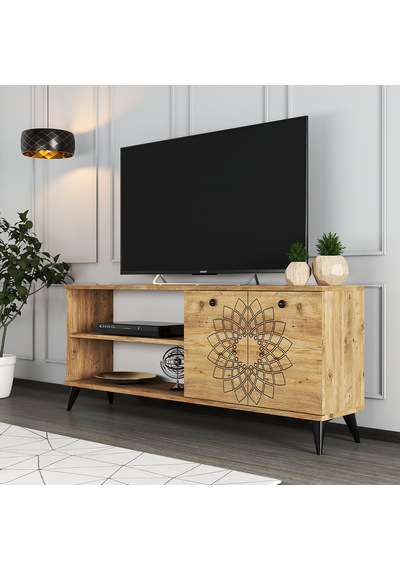 Moxen Mobilya TY3 Desenli Raflı Tv Ünitesi