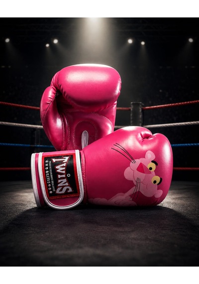 Profesyonel Görünümlü Çocuk Boks Eldiveni Pembe Pink Panther