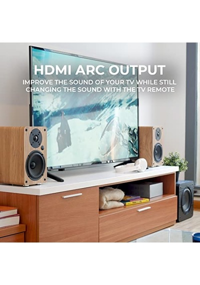 Arc Aktif Hoparlör Kahverengi Hdmı Arc Rca Bluetooth Optik Usb Sub Out
