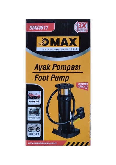 Ayak Pompası - Araba, Motosiklet, Bisiklet Uyumlu Profesyonel Hava Pompası Top Şişirme İğnesi Hediye