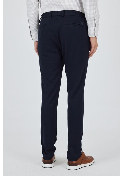 İmza Koyu Lacivert Esnek Yandan Cepli Casual Slim Fit Jogger Pantolon 1003250156 Koyu Lacivert