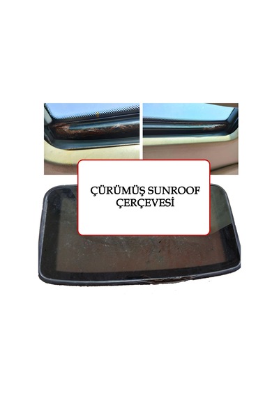 Freelander 1 Sunroof Camı Yenileme Kiti Fitilli Set