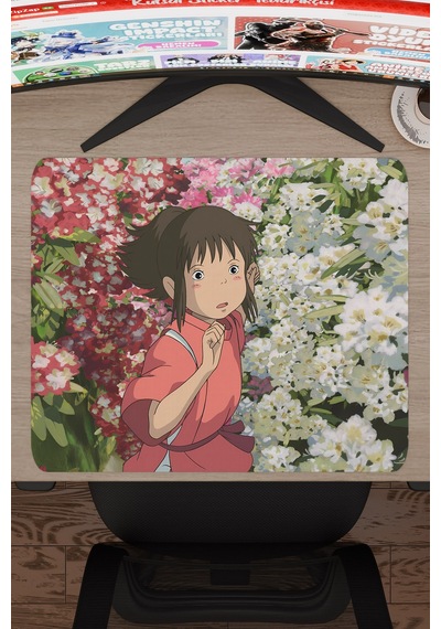 Spirited Away Kaymaz Dikişli Kauçuk Oyuncu Mousepad V1 - 48x40 Xl Gaming Mouse Pad Fare Altlığı