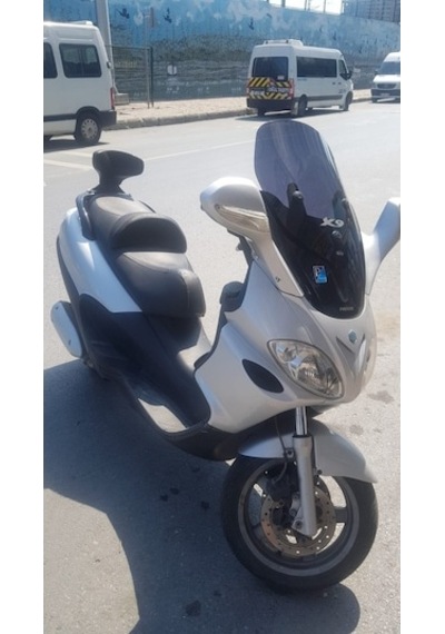 Zeus Motor 2005-2007 Piaggio X9 250 Uyumlu Koyu Füme Cam