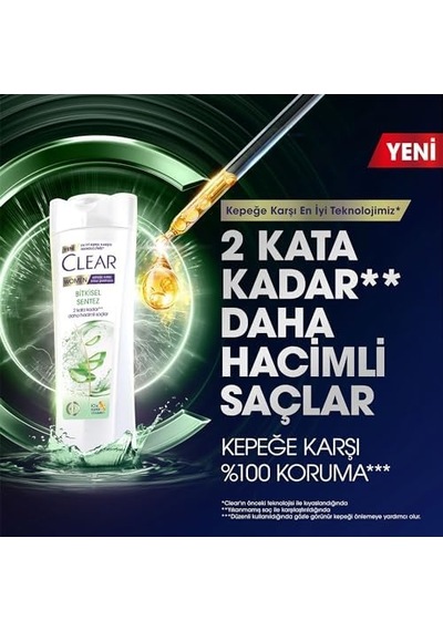 Kepeğe Karşı Etkili Şampuan Bitkisel Sentez Aloe & Çay Ağacı Yağı 350 Ml
