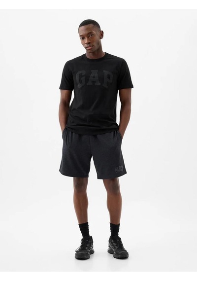Gap 856659010 V-everyday Soft Basic Logo T Erkek Tişört Siyah