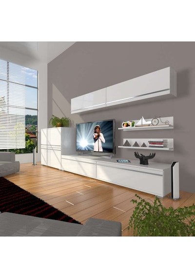 Decoraktiv Eko 6y Mdf Std Tv Ünitesi Tv Sehpası Beyaz