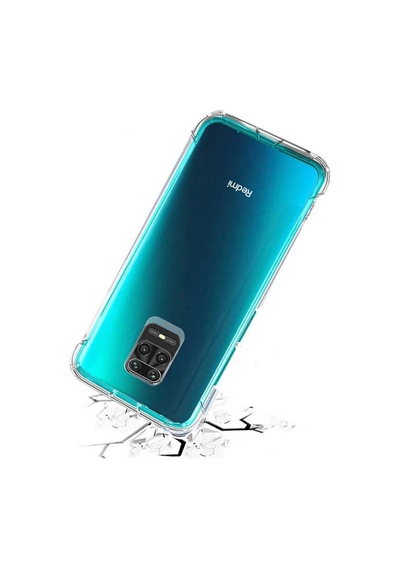 Xiaomi Redmi Note 9S Köşeleri Airbagli Antişok Şeffaf Kılıf