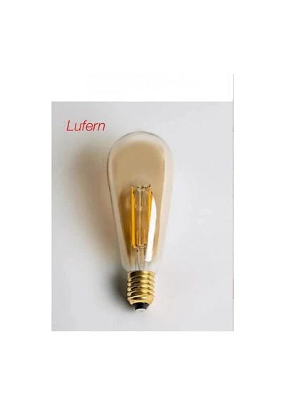Rustik Retro Akkor Led Ampul Vintage Spiral Filament Blubs Yüksek Işıklandırma Lamba Gün Işığı E27