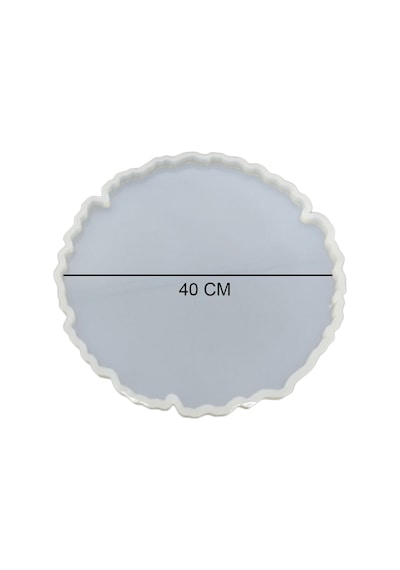 Epoksi Silikon Kalıp Yerli Üretim Güneş Tırtıklı Tepsi Kalıbı 40 Cm