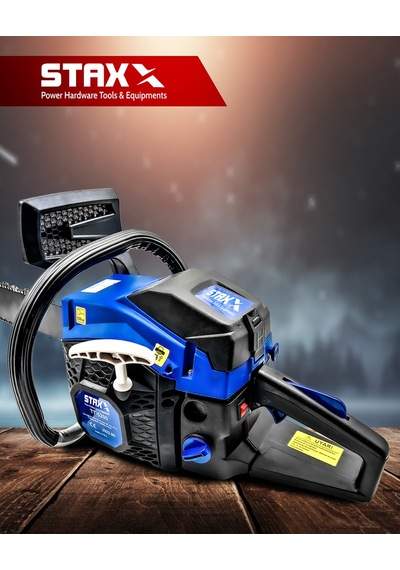 Staxx Power Turbo520 Benzinli Ağaç Kesme Motorlu Testere 52cc