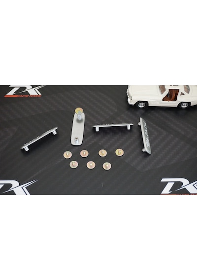 Ford Logo Krom Metal Paspas Vidalı Logo 4 Lü Set