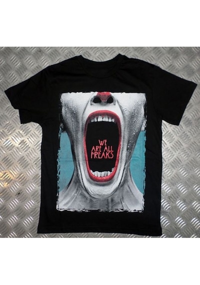 Stoned&Fame Amerıcan Horror Story Baskılı T-shirt SIYAH