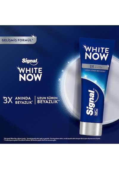 Signal White Now Diş Macunu Uzun Süren Beyazlık 4x75 ML