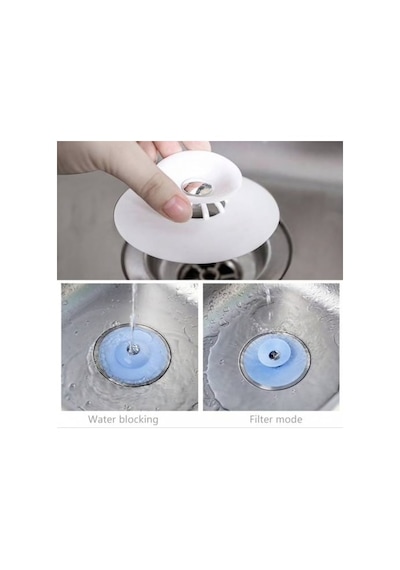 Lavabo Tıkacı Banyo Küvet Gider Filtresi Süzgeci 2 Adet