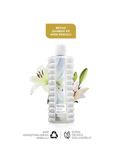 White Lily Zambak Banyo Köpüğü 500 Ml.