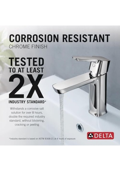 Modern Tek Delikli Bataryası Tek Saplı Bataryası Krom Lavabo Bataryası Tahliye Montajı Krom 581lf-pp Çok Renkli