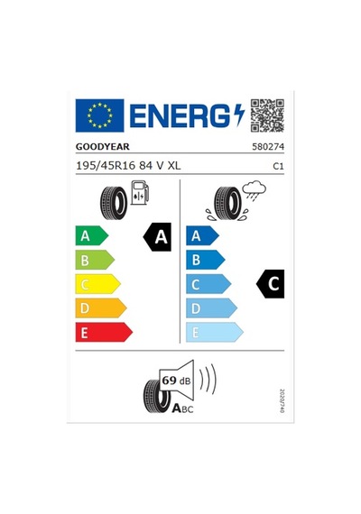 Goodyear 195/45R16 84V XL Efficientgrip Performance Yaz Lastiği 2026