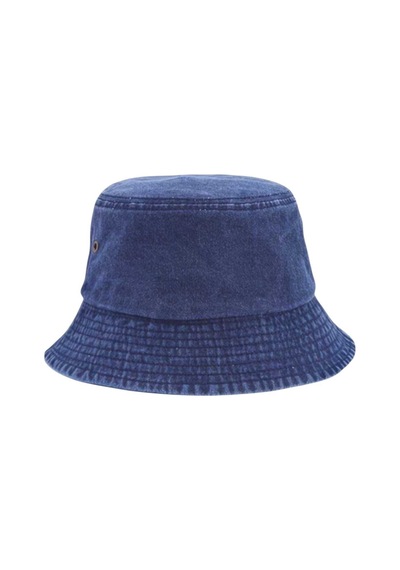 Uniquetrenders Kadın Eskitme Vintage %100 Pamuklu Bucket Kova Şapka Lacivert