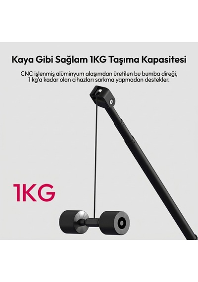 Ulanzi Zj08 Cold Shoe Mikrofon Uzatma Kolu Ayarlanabilir Boom Arm - S008