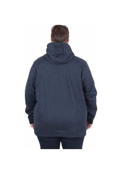 Moc Grande Mocgrande Büyük Beden Kapüşonlu Sweat Double Face Winter 25700 Lacıvert Lacivert
