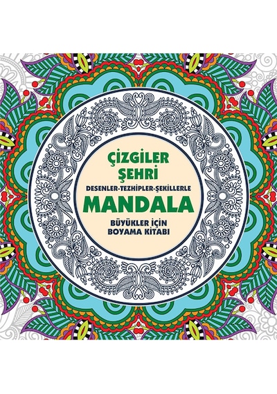 Çizgiler Şehri-mandala, Renkler Şehri-mandala Ve Sükunet Şehri Mandala Seti
