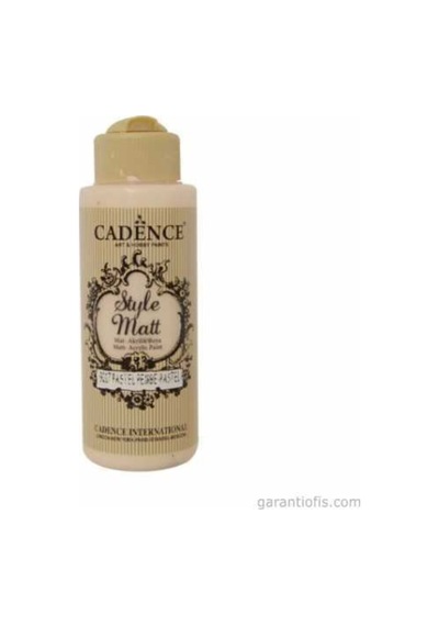 Cadence Style Matt S9017 Pastel Pembe Mat Akrilik Boya 120 Ml Karışık Renkler Karışık Renkler