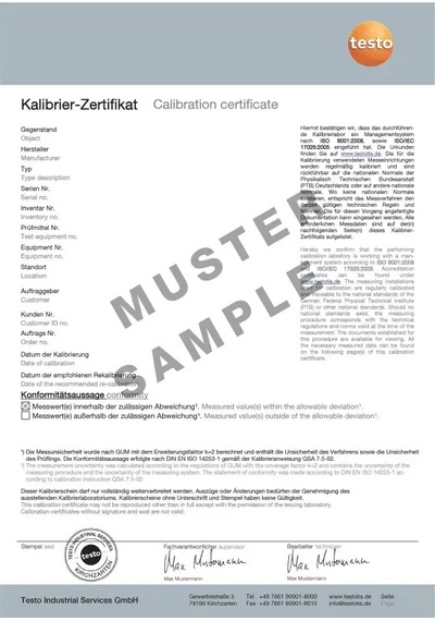 Testo 205 Et Ve Gıda İçin Ph Metre / Sıcaklık Ölçer