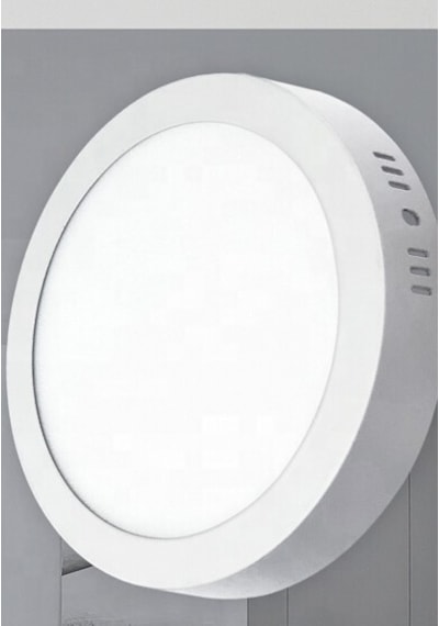 24 Watt Sıva Üstü Yuvarlak Led Panel Aydınlatma Armatür Sarı Işık Beyaz