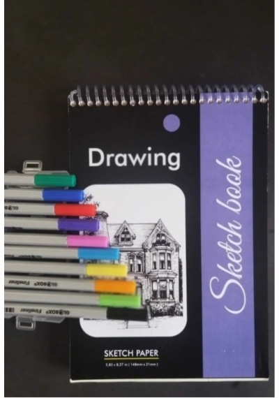 Dreamart Galery Karakalem Çizim Defteri Ve Finelineer Kalem
