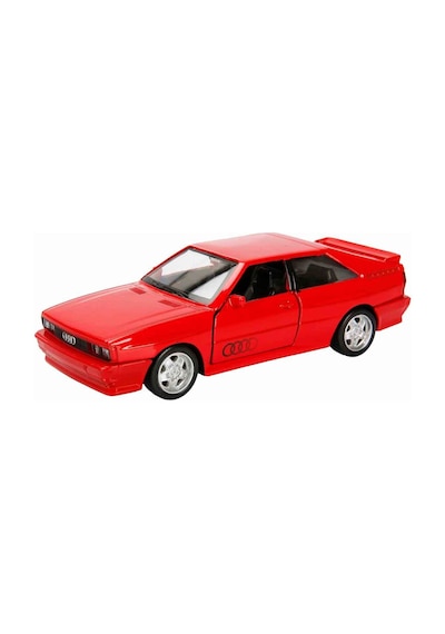 1:32 Rmz City Alman Klasikleri Serisi Die Cast Çek Bırak Model Araba - Kırmızı Audi Quattro