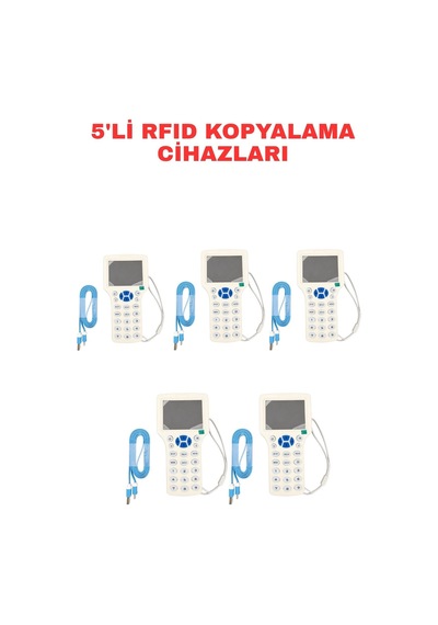 Sr-631 Rfıd Kart Kopyalama Cihazı Çift Frekans 125 Khz Ve 13.56 Mhz Mifare Proximity Kart Klonlama Cihazı 5 Adet